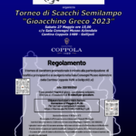 Torneo Semilampo di Scacchi - Gioacchino Greco